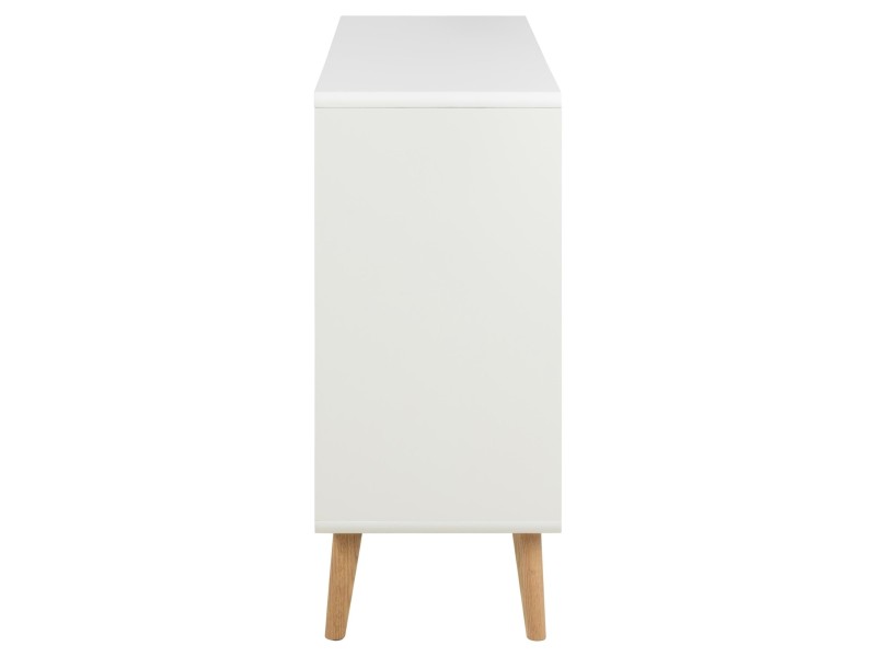 Komoda Lowell z 6 szufladami biała - ACTONA